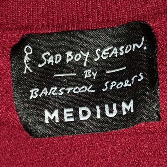 Sad Boy Season by Barstool Sports. Button up front Banlon - Picture 3 of 6